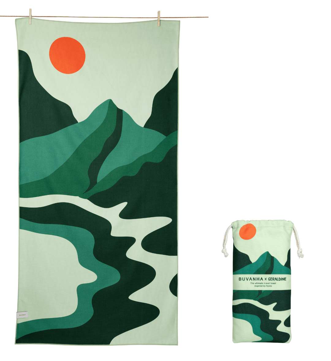 Travel towel - 200x90 cm