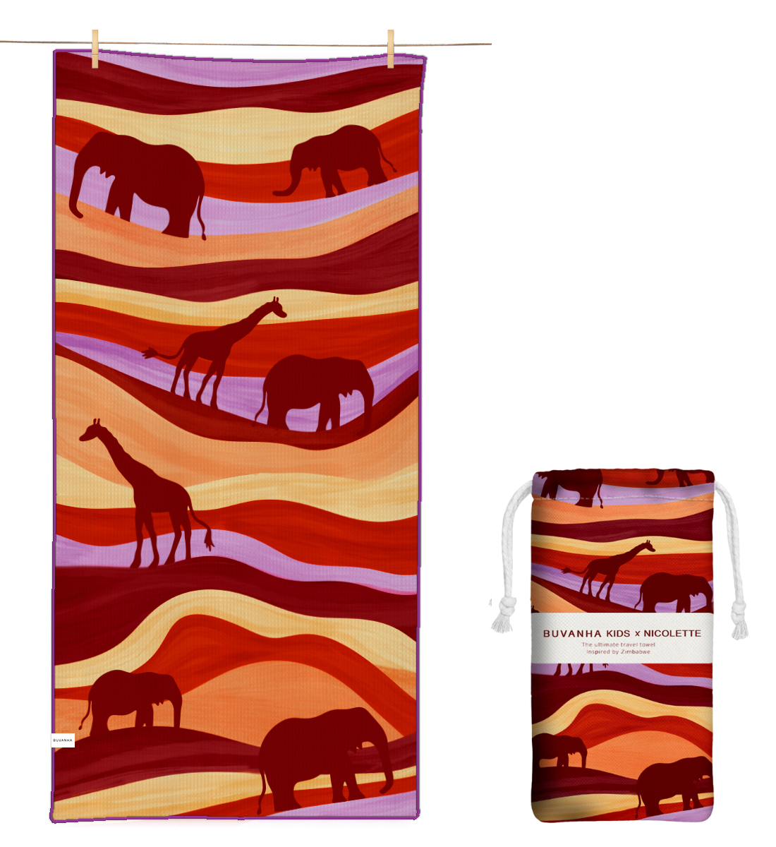 Zimbabwe Bambini - 150x70 CM